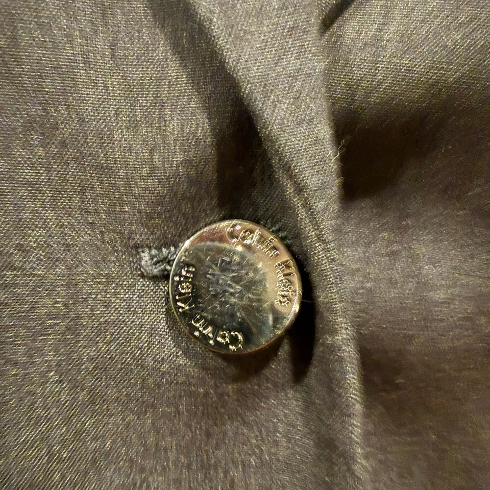 *PRE-OWNED* Calvin Klein Women's Size 2 Two Button Lux Blazer - Picture 4 of 7